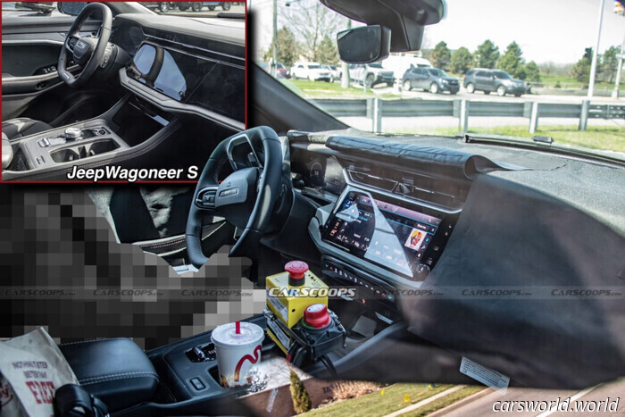 El Nuevo Jeep Cherokee Muestra Su Paquete De 5 Abs Y Tablero Estilo Wagoneer S | Carscoops